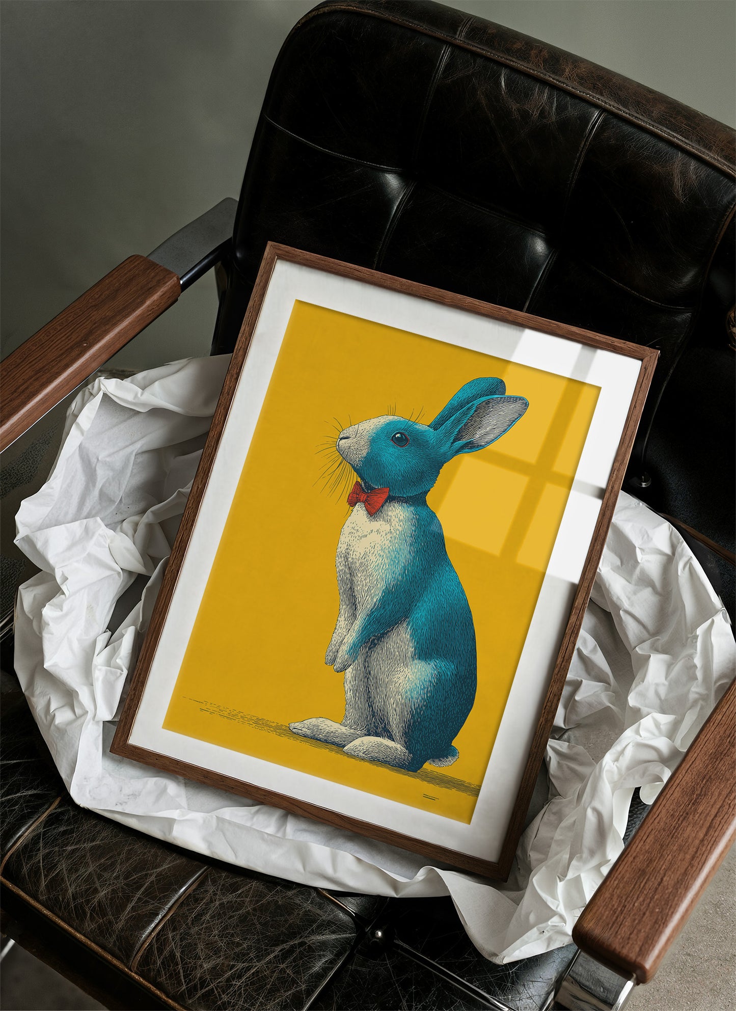 Blue Rabbit, Red Bow Tie