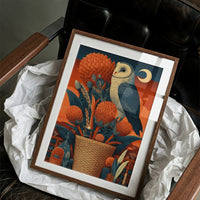 Barn Owl, Desert Moon Basket