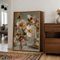 Wild Roses in Glass
