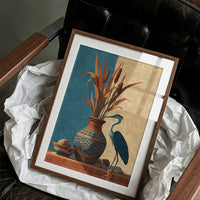 Heron by the Cattails