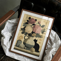 Peonies and Yarn
