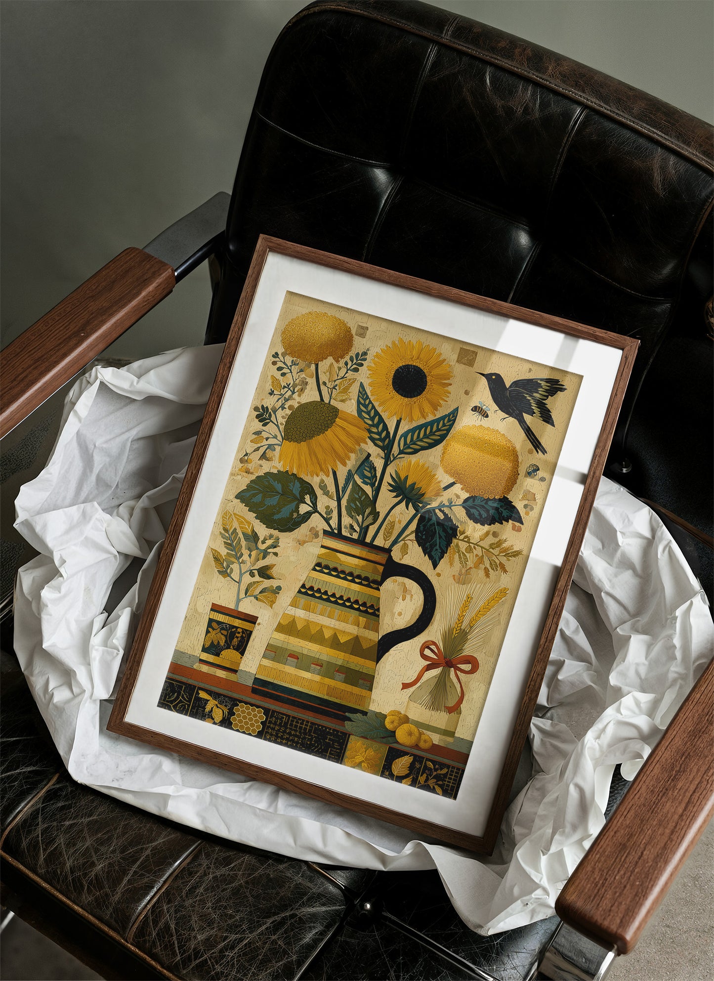 Sunflowers and Wheat