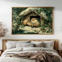 Beaver Family at the Lodge