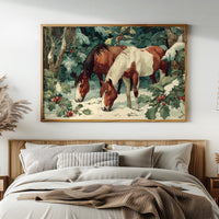 Grazing Through the Winter Woods
