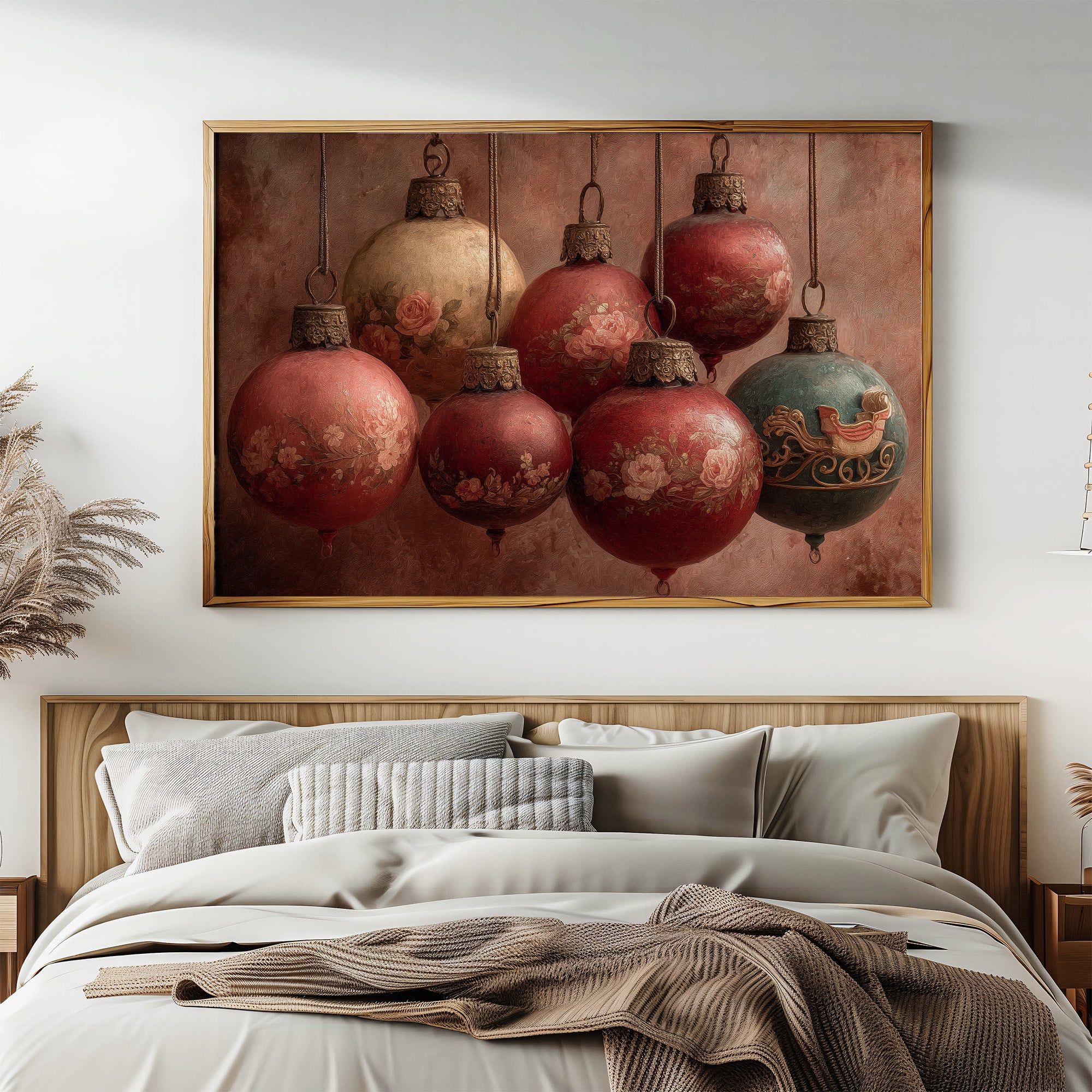 Antique Baubles in Rose and Rust