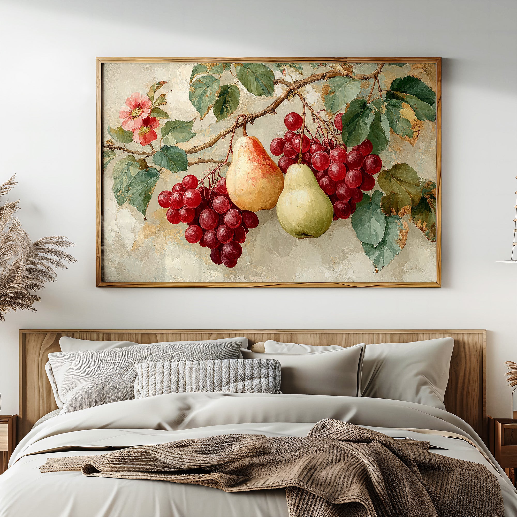 Pears and Grapes on Old Vine
