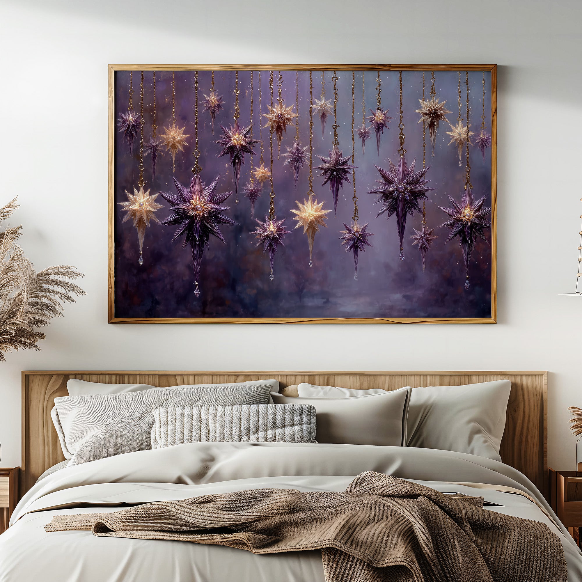 Crystal Stars in the Violet Dark