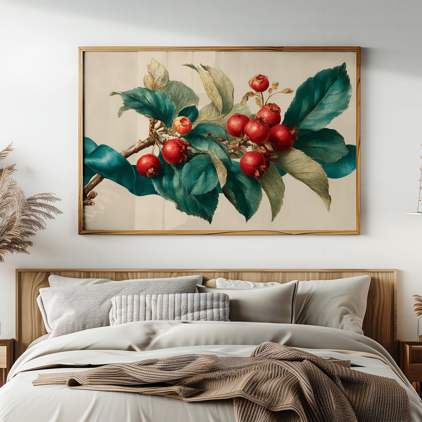 Winterberry Branch in Botanical Study