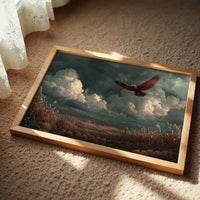 Eagle Over the Autumn Valley