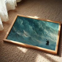 Traveler Beneath the Storm Wall