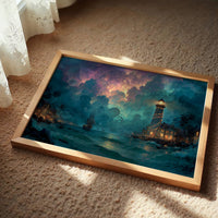 Lighthouse Beneath the Kraken's Sky