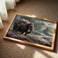 Mammoth's Blossom-Draped Easter Cart