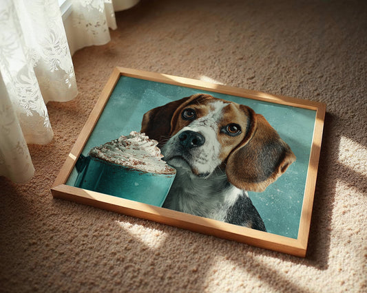Beagle with Whipped Cocoa