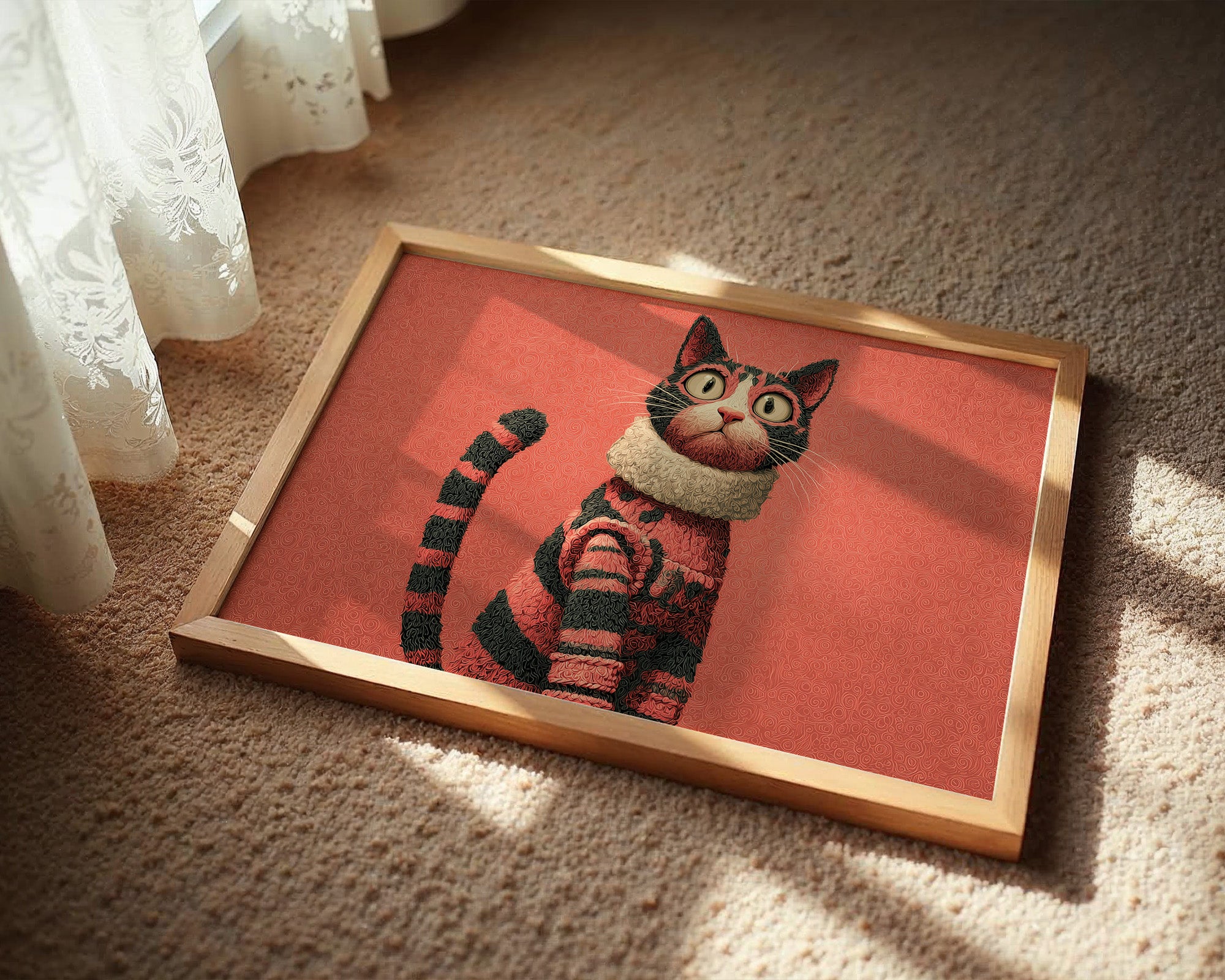 Wide Eyed Coral Tabby