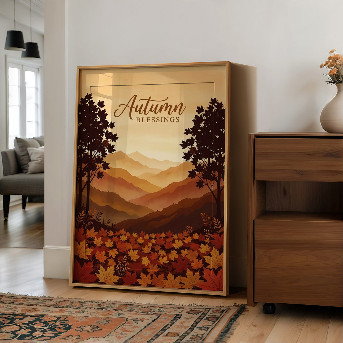 Autumn Blessings: Leaves Already Raked Themselves