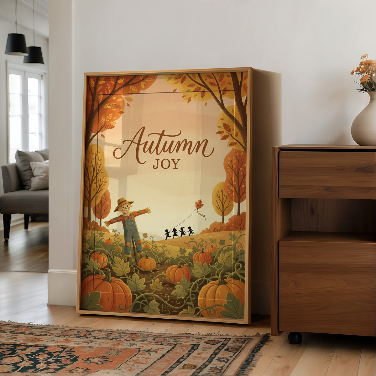 Autumn Joy: Scarecrow Off Duty