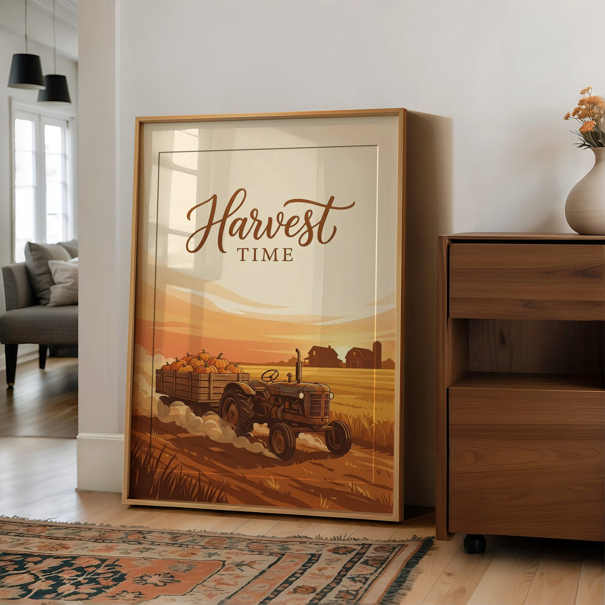 Harvest Time: Tractor Drives Itself