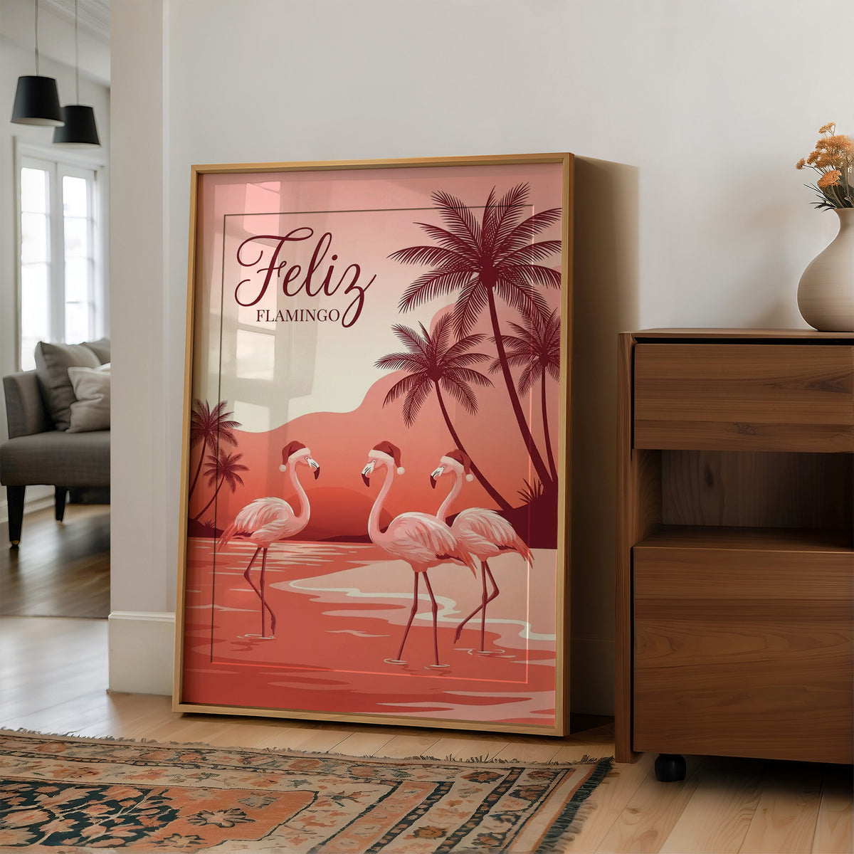 Three Flamingos, Zero Chill, All Festive
