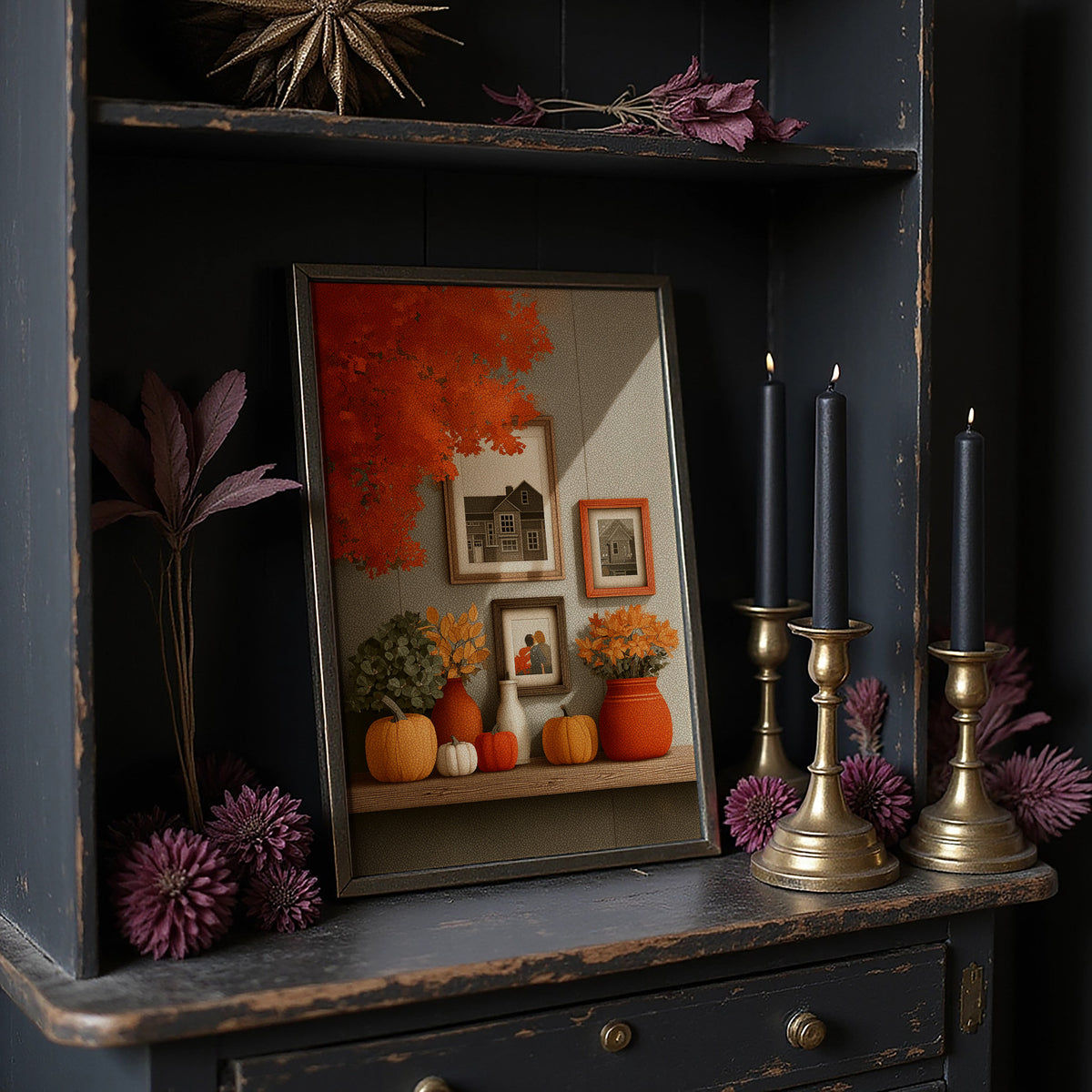 Mantel Season: Pumpkins Have Arrived