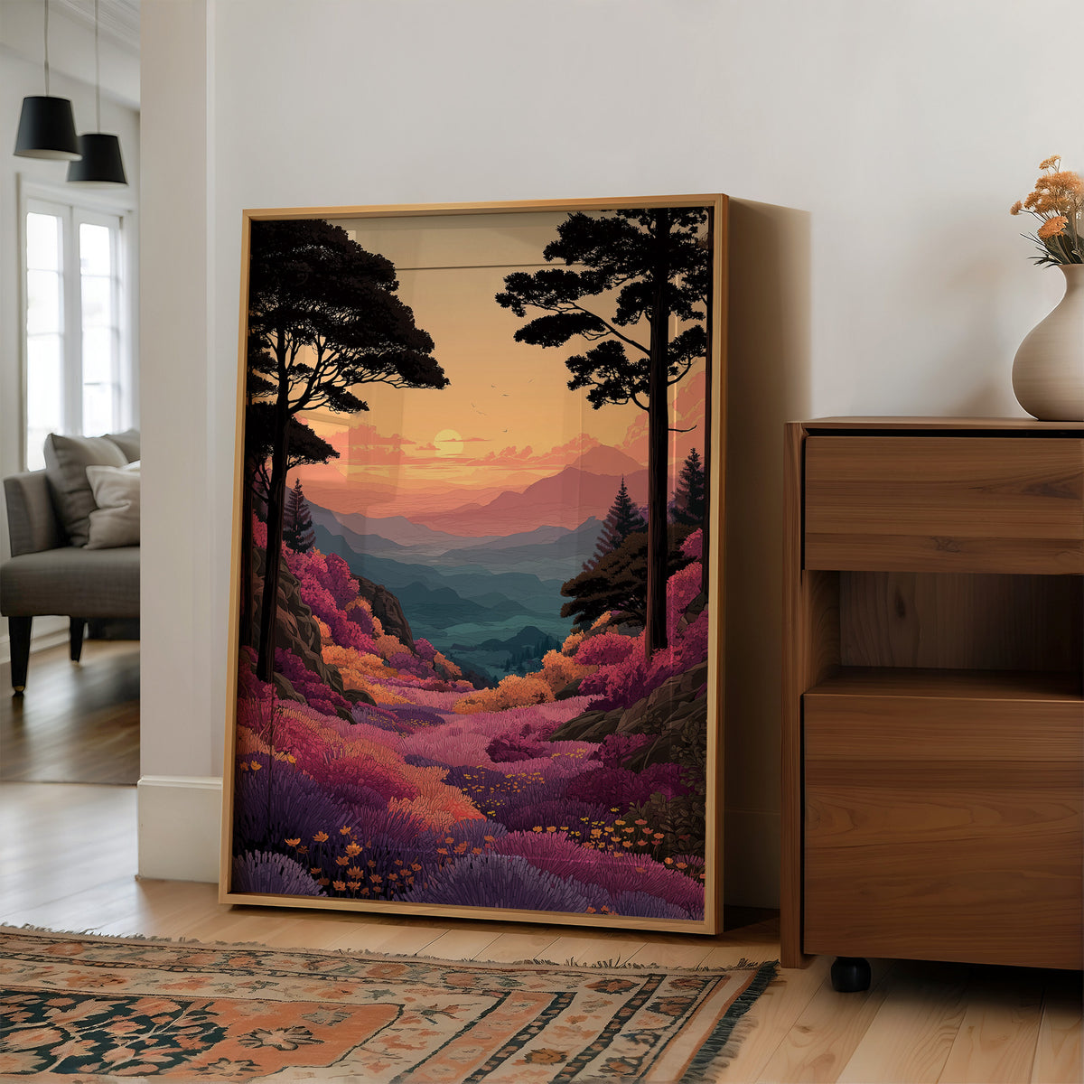 Purple Reign at Golden Hour