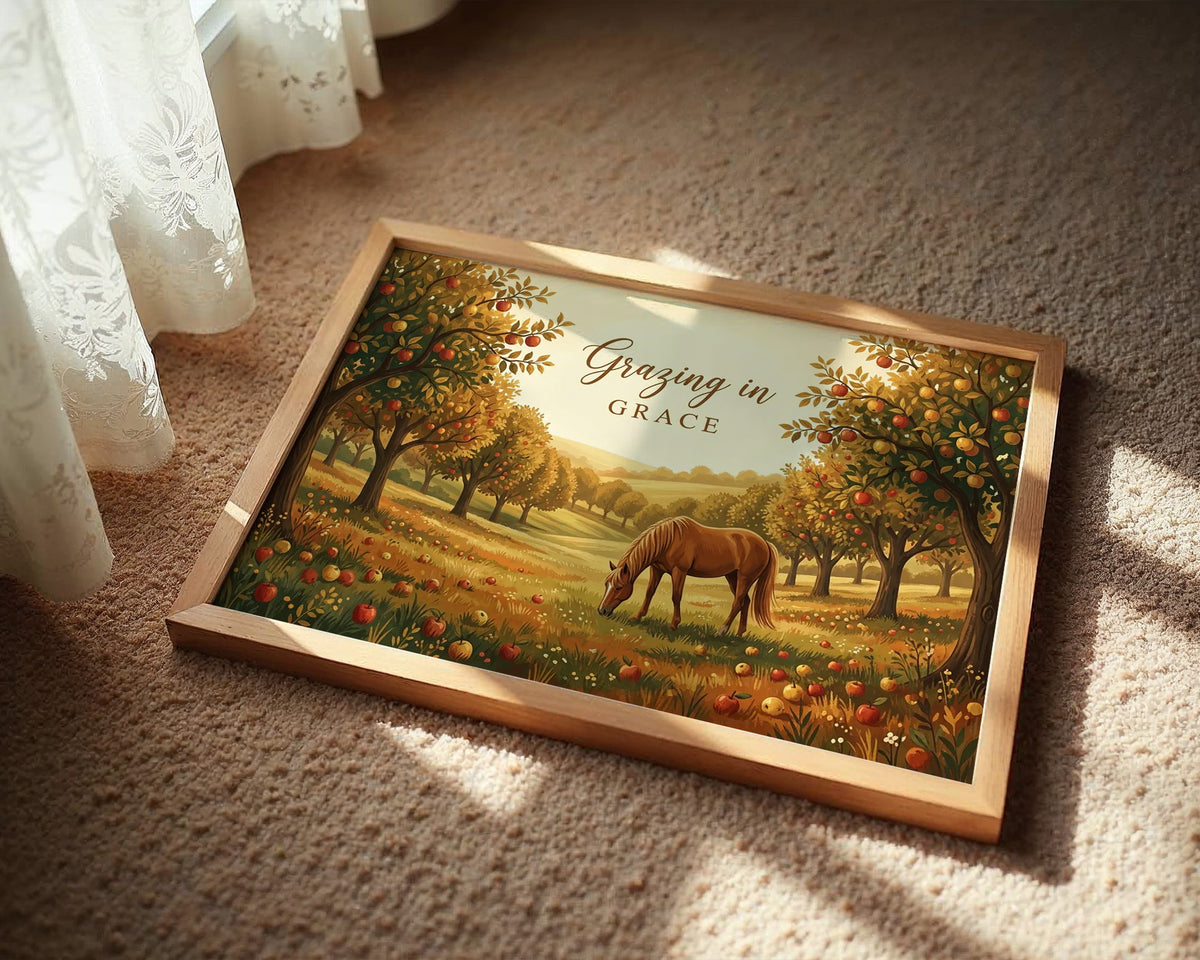 Horse Discovers Unlimited Free Apples