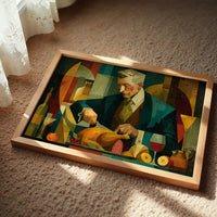 Grandpa Takes Carving Very Seriously