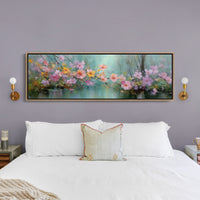 Blossoms Drifting Over Quiet Water