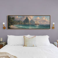 Sails Beneath Emerald Peaks