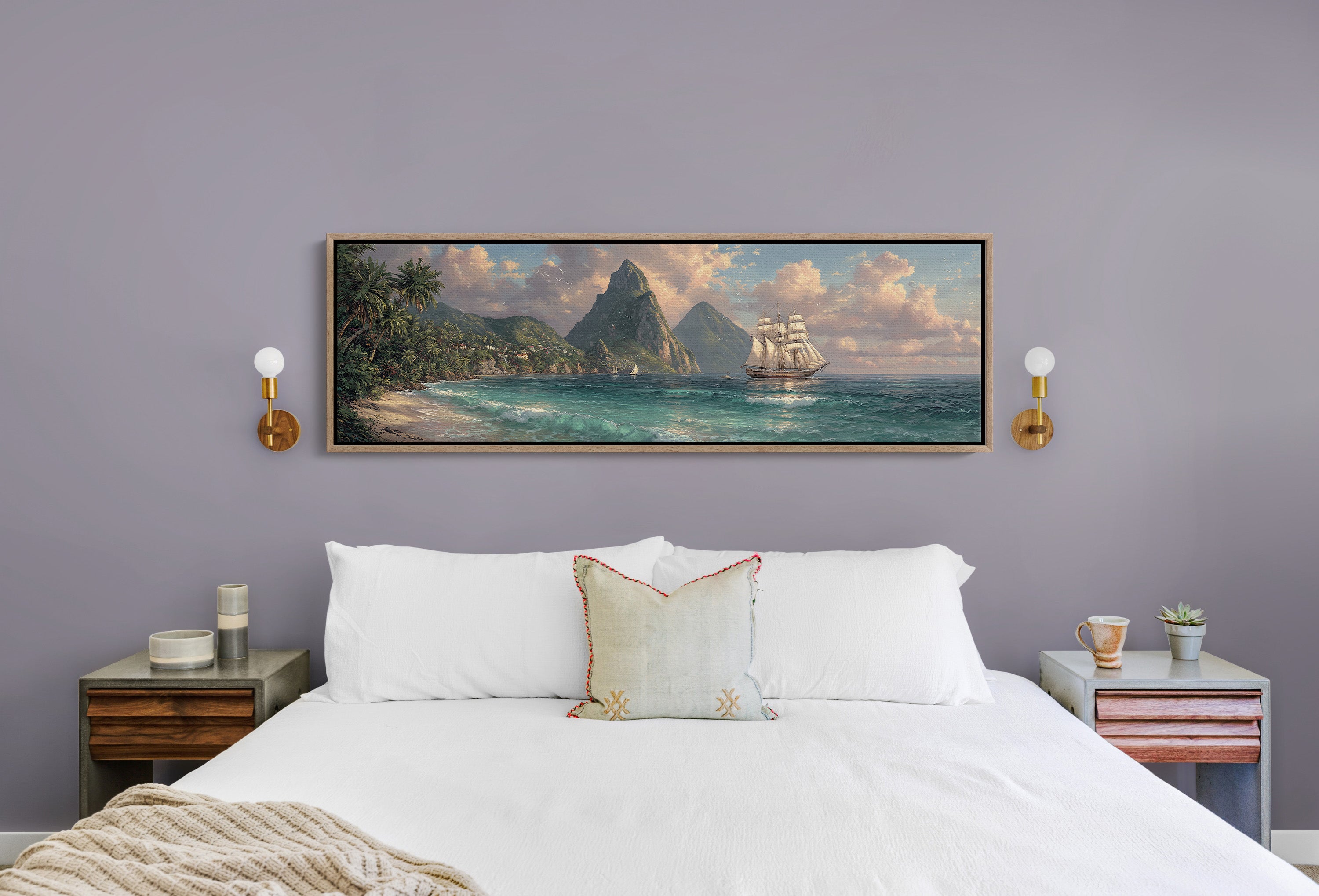 Sails Beneath Emerald Peaks