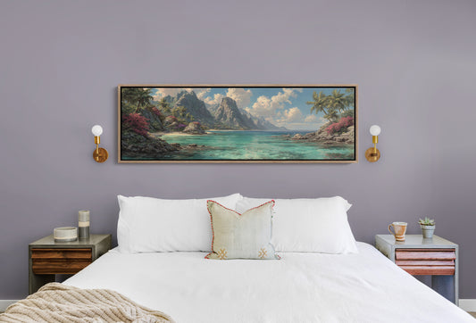 Emerald Shores Beneath Rising Peaks