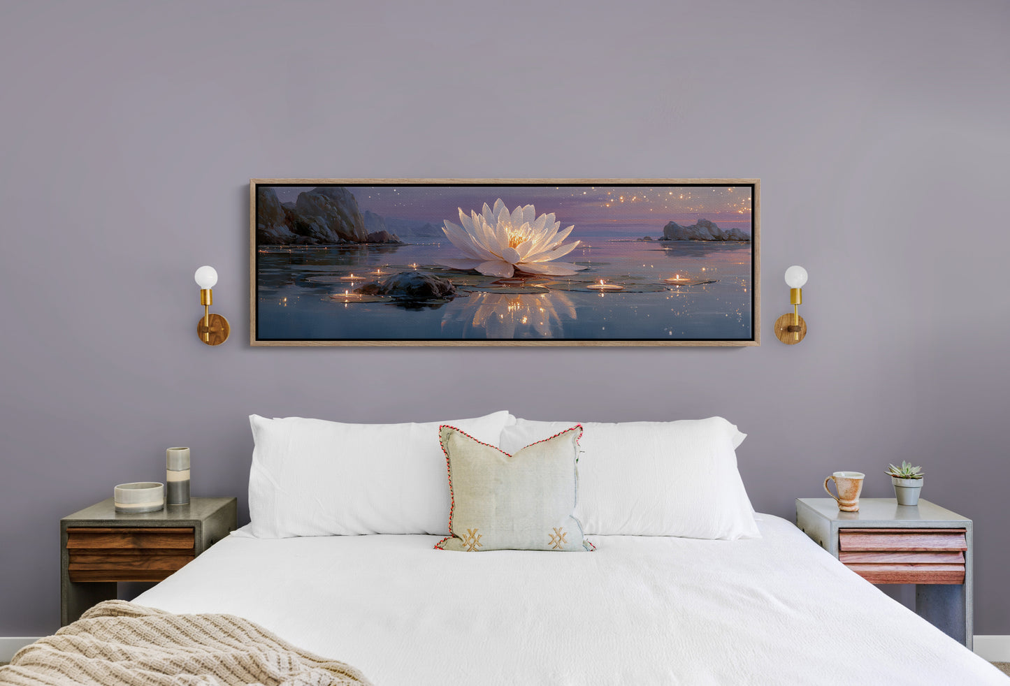 Lotus Light at Dusk