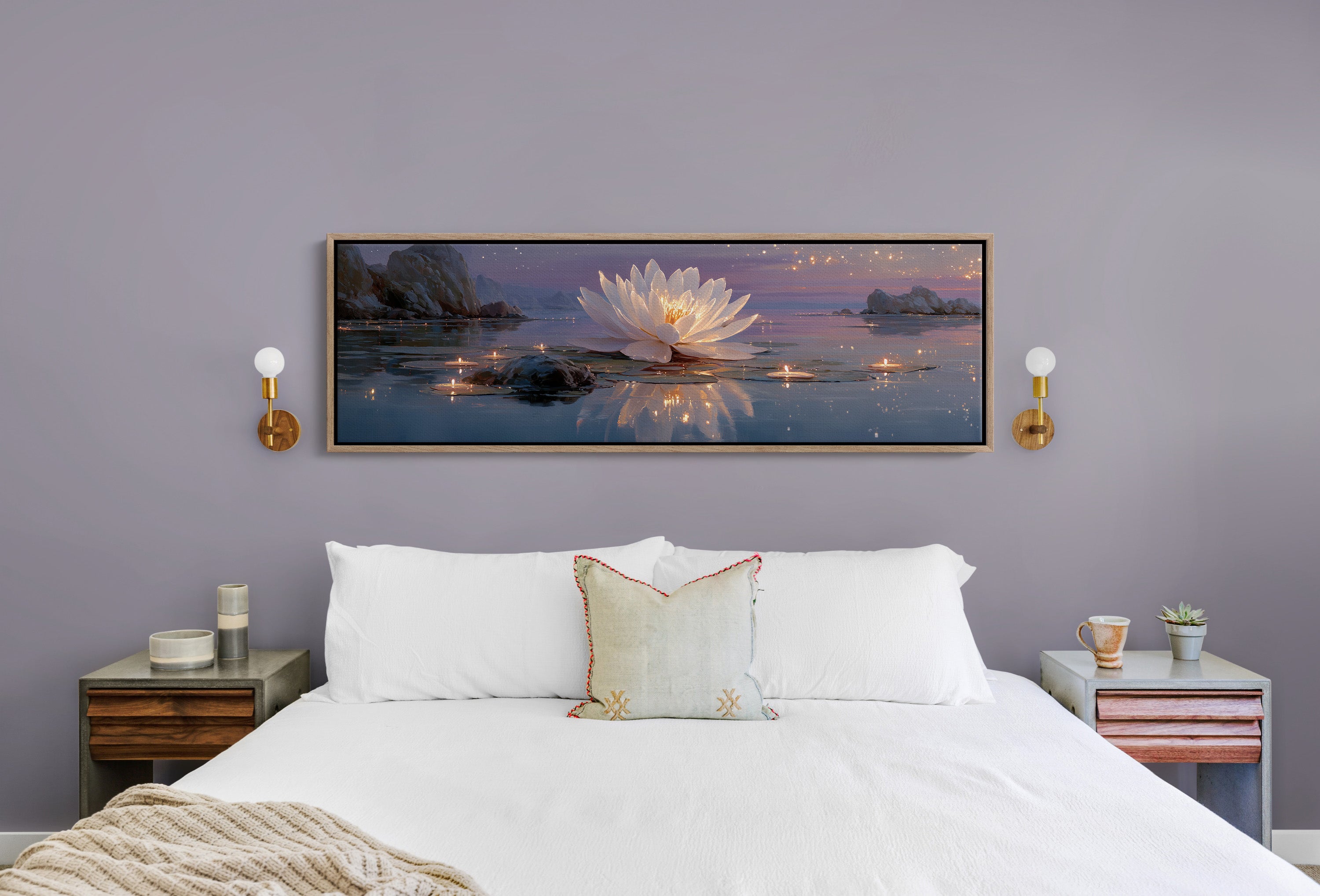 Lotus Light at Dusk