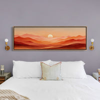 Sunset Waves of Amber Hills