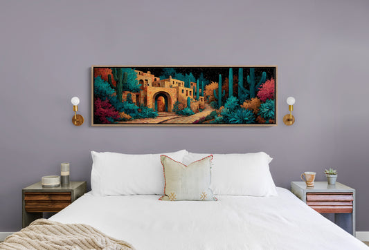 Desert Courtyard After Dusk