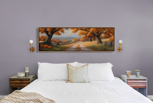 Autumn Harvest Country Road