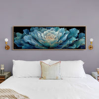 Midnight Bloom In Teal