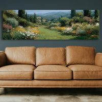 Sunlit Garden Path In Tuscany