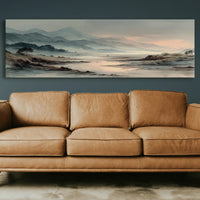 Misty Mountain Valley at Dawn