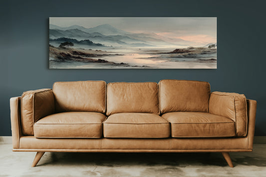 Misty Mountain Valley at Dawn