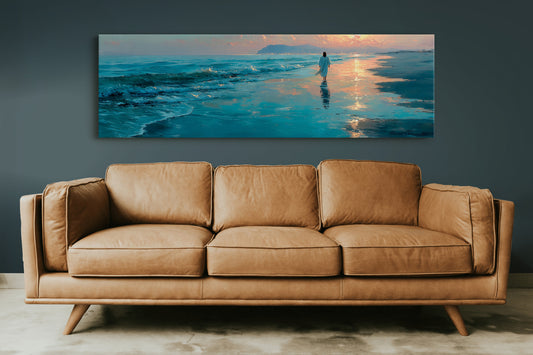 Radiant Abstract Sunset Reflection