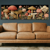 Midnight Garden Of Wild Mushrooms