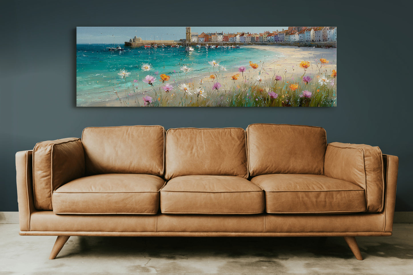 Wildflowers Beside The Harbor