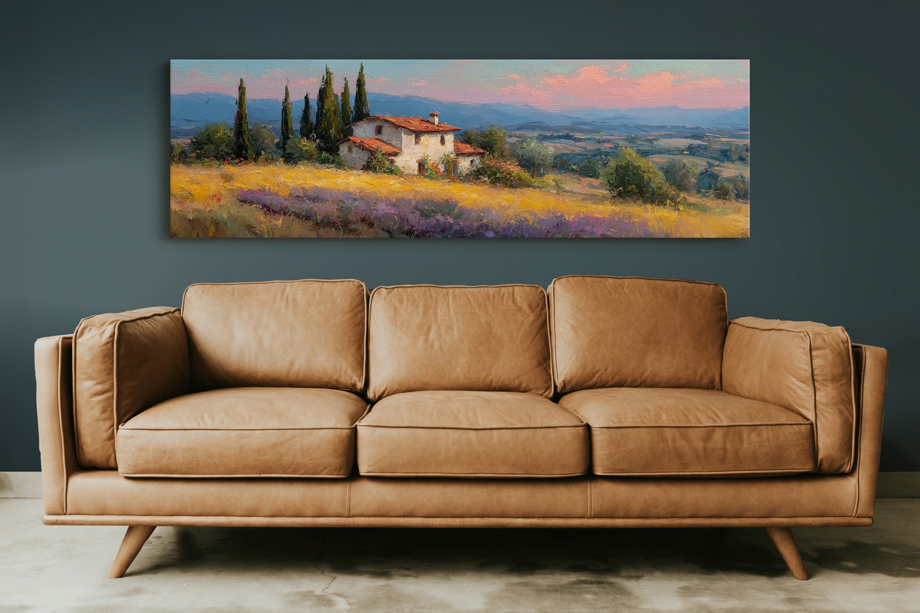Tuscan Cottage In Golden Fields