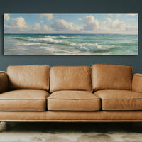 Emerald Waves Beneath Summer Skies