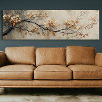 Golden Leaves On Quiet Branch