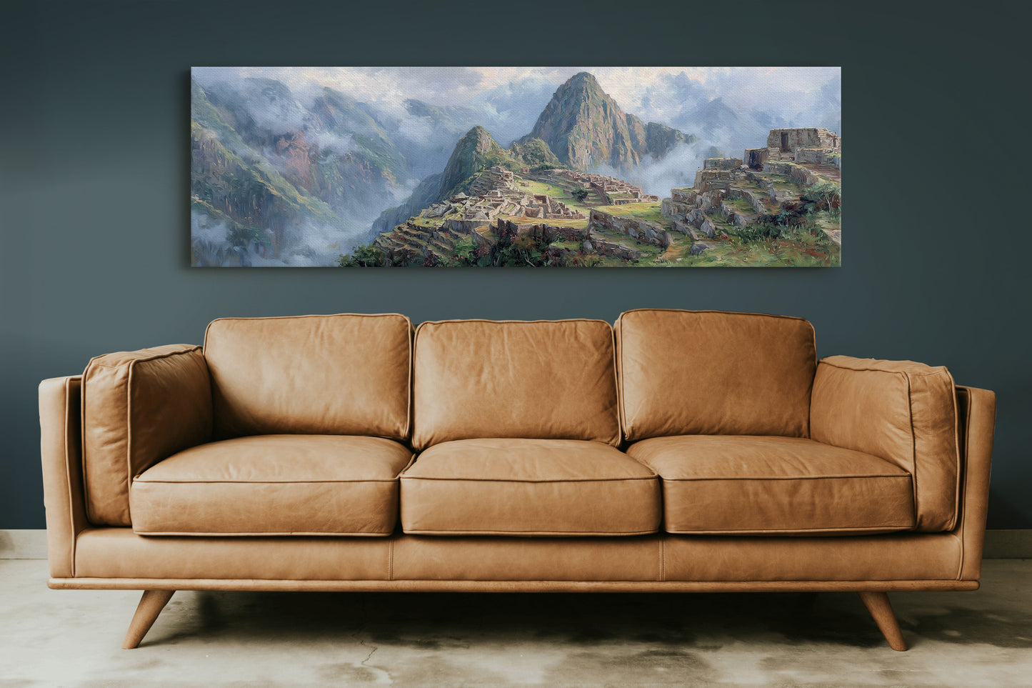 Misty Morning Over Machu Picchu