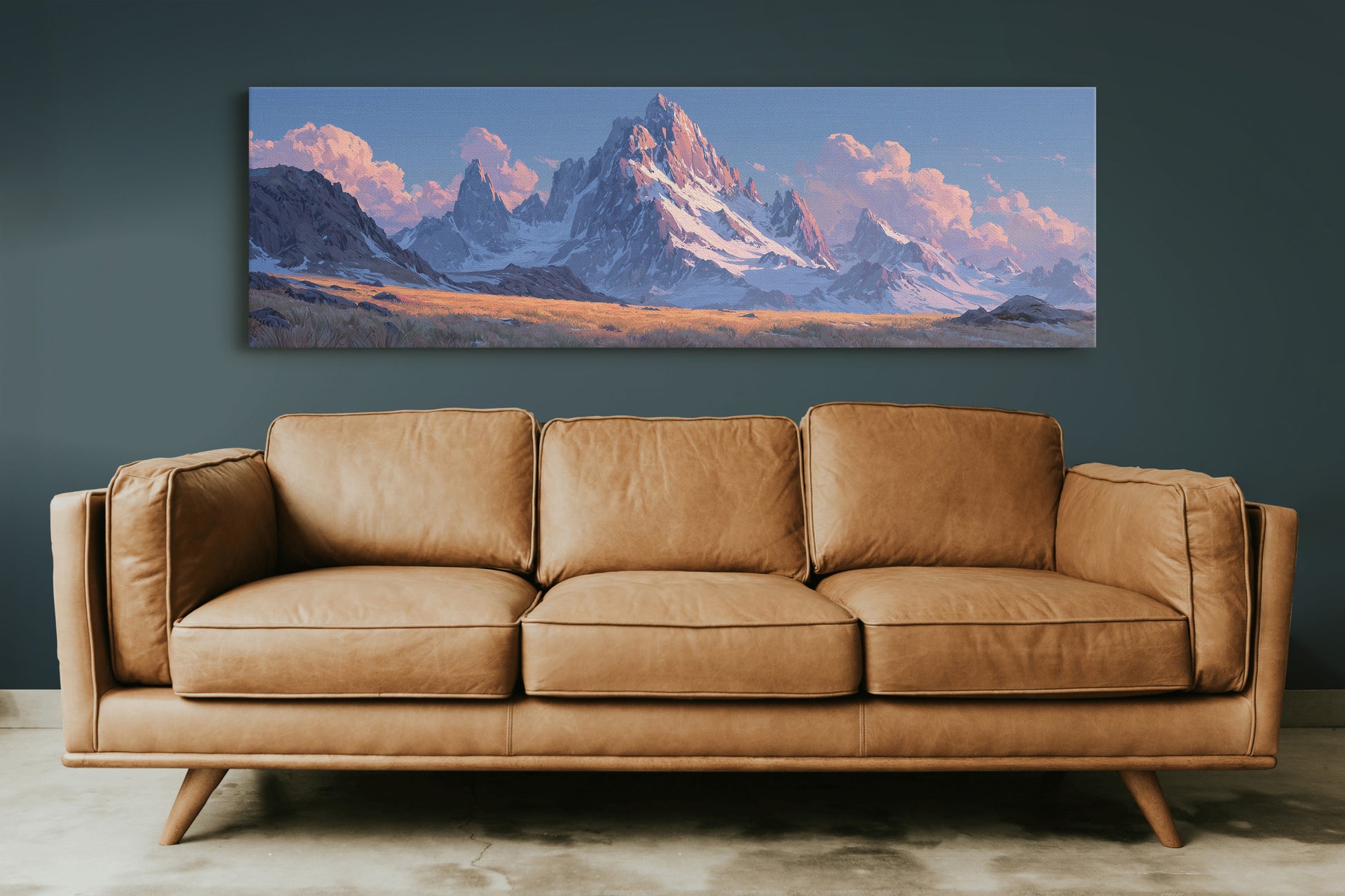 Majestic Alpine Mountain Landscape