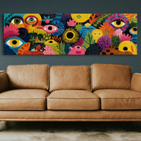 Eyes Watching Through Color