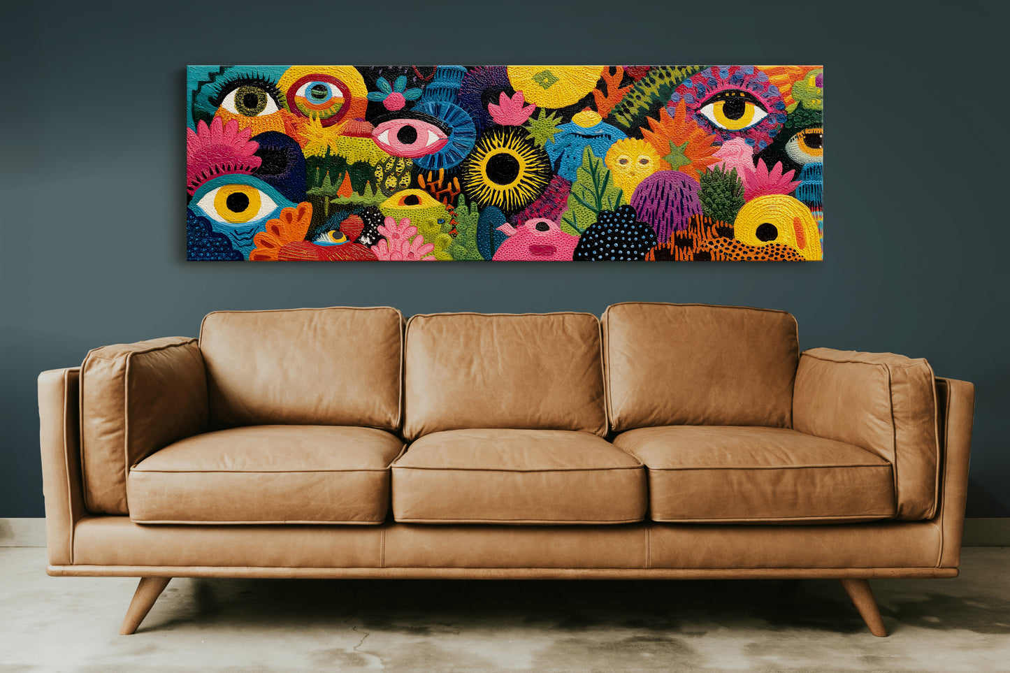 Eyes Watching Through Color