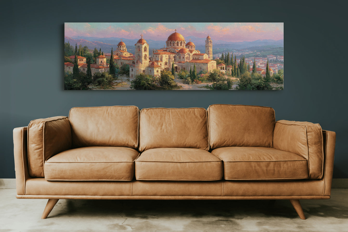 Golden Domes Above the Valley